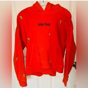 X LOONEY TUNES Orange Tweety Hoodie